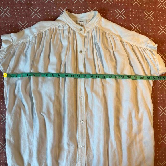 Wilfred Aritzia Bertillion White Blouse XS - Picture 6 of 9